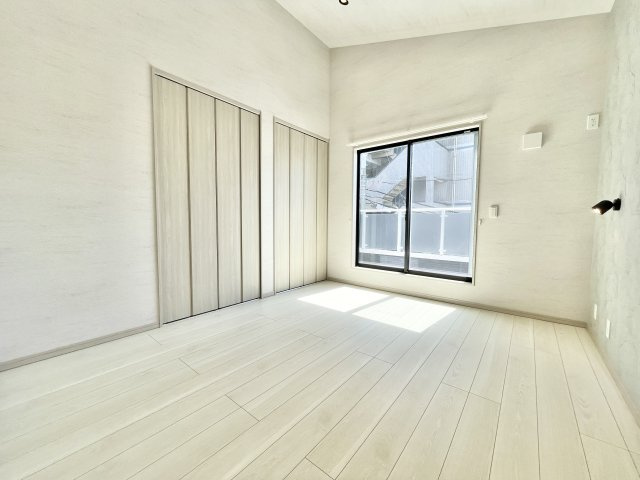 枚方市大峰元町2丁目　新築未入居の寝室|落ち着いて過ごせるお部屋なので、寝室にいかがでしょうか