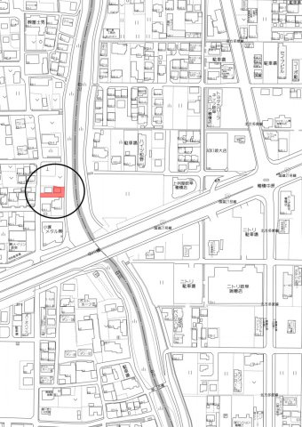 中古住宅　稲里の地図