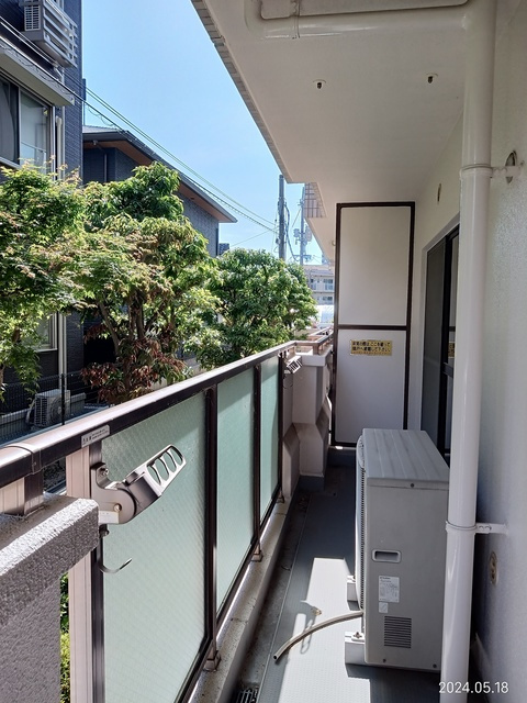 カーサ中筋のバルコニー