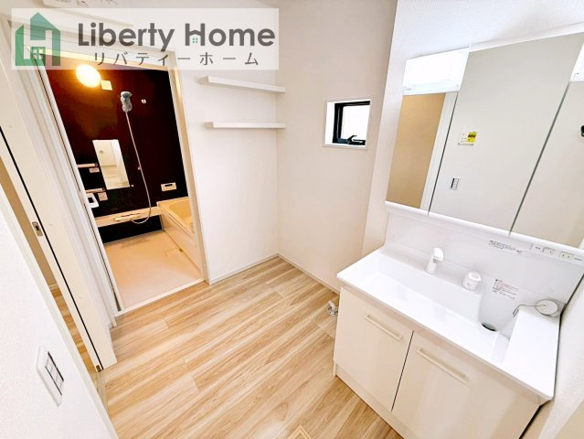 守谷市薬師台8期　新築戸建の脱衣所