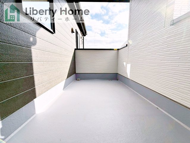 守谷市薬師台8期　新築戸建のバルコニー