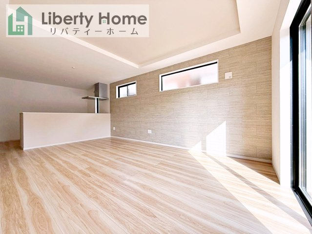 守谷市薬師台8期　新築戸建の居間・リビング