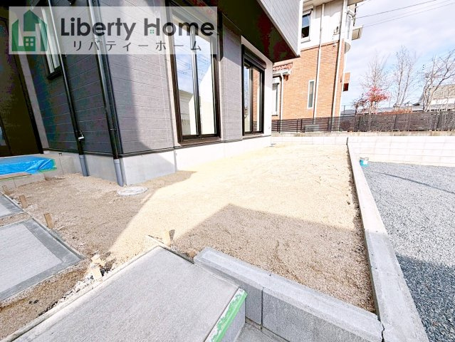 守谷市薬師台8期　新築戸建の庭