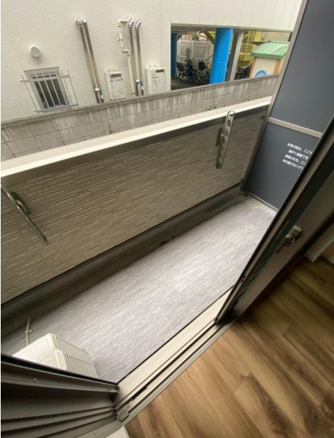 La Madre幸福館のバルコニー