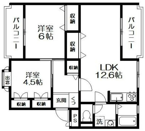 グリーンヒル浅賀の間取り