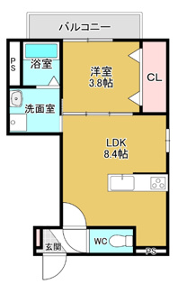 【間取り】 | グランディール高畑