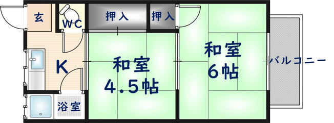 【間取り】 | グランコート加美東