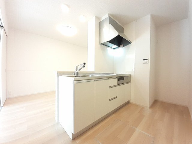 フルールのキッチン|コンパクトなキッチンで掃除もラクラク