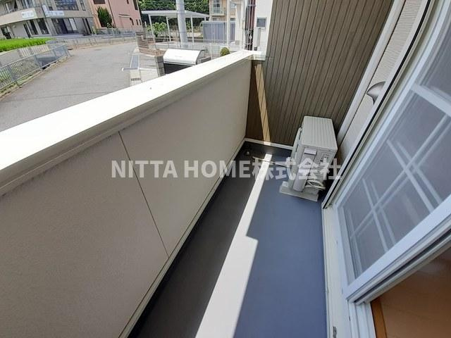 グリーン・エコーⅠのバルコニー|南向きバルコニーは日当たり良好です◎