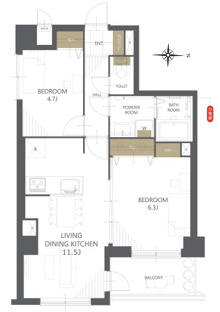【間取り】ダイアパレス東綾瀬 