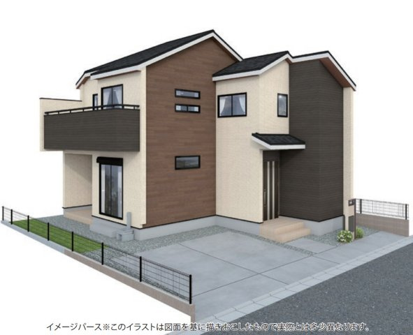 新築/ふじみ野市亀久保の外観パース