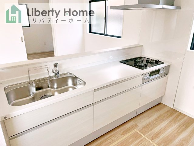 牛久市南17期　新築戸建のキッチン
