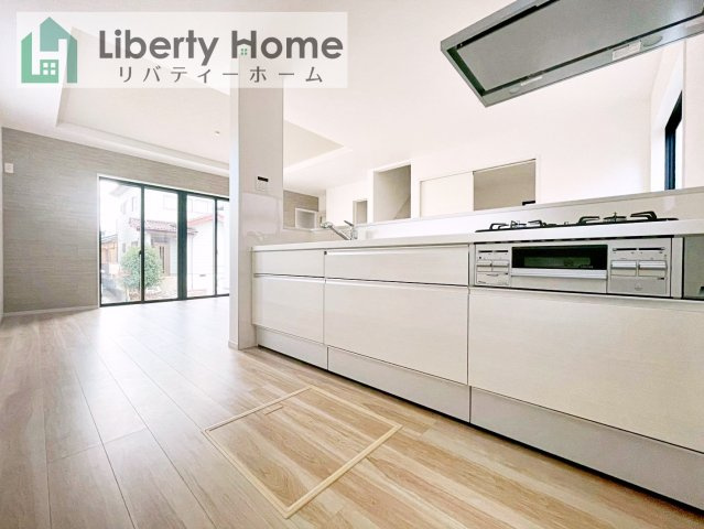 牛久市南17期　新築戸建のキッチン