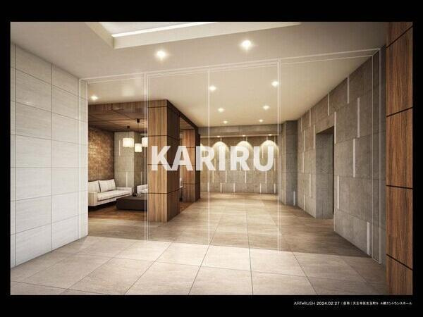 スプランディッド上本町WESTのロビー