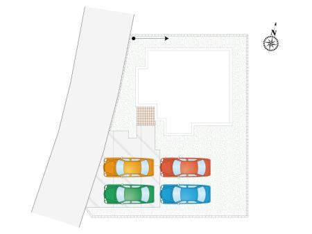 波志江町　1号棟　区画概要図