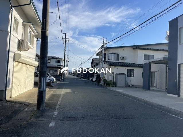 山形市長町【新築建売】の前面道路含む現地写真|前面道路