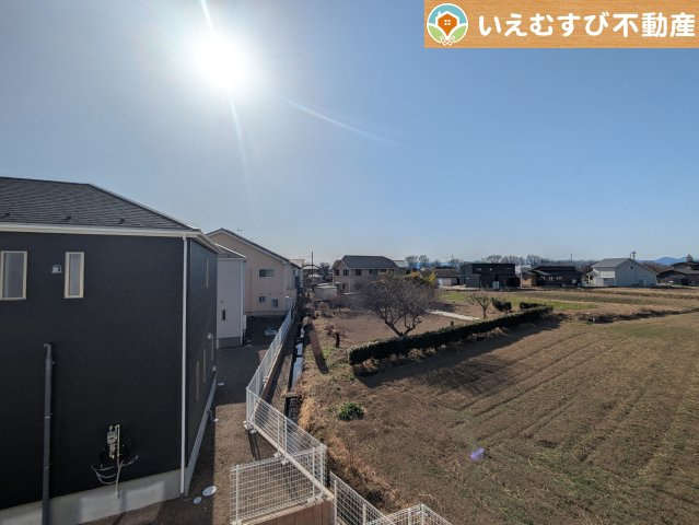 Cradle garden　太田市下田島町第5の展望|高い建物が無く開放感のある展望
バルコニーからの展望も開けていてのどかな景色が望めます。日当りも良いですね♪