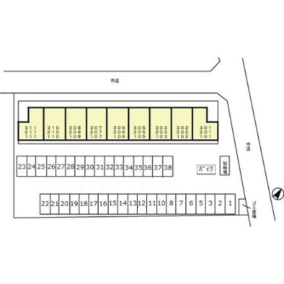 【区画図】 | グランメールＭ