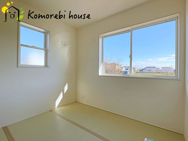 鴻巣市松原　新築一戸建て　リーブルガーデン　04の和室|和室があると、家にあたたかい雰囲気が生まれます