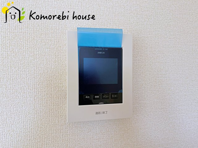 鴻巣市松原　新築一戸建て　リーブルガーデン　04の防犯設備|モニター付インターホンです
