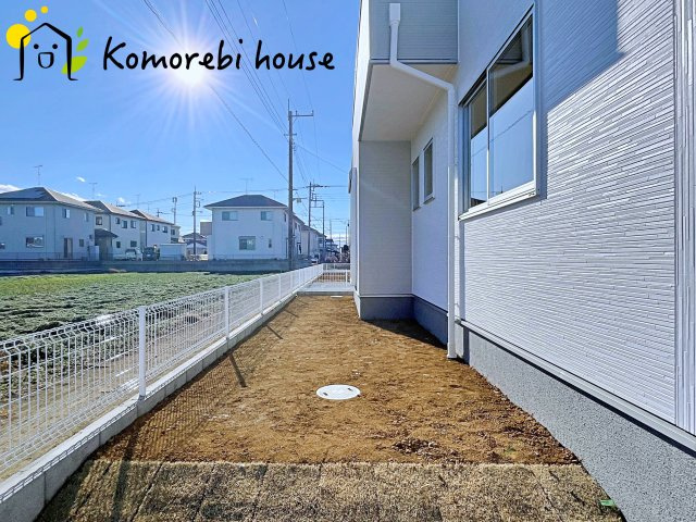 鴻巣市松原　新築一戸建て　リーブルガーデン　04の庭|お庭の付いた物件です