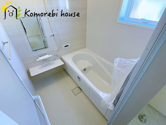 鴻巣市松原　新築一戸建て　リーブルガーデン　05の浴室|日々の疲れを癒すお風呂付です