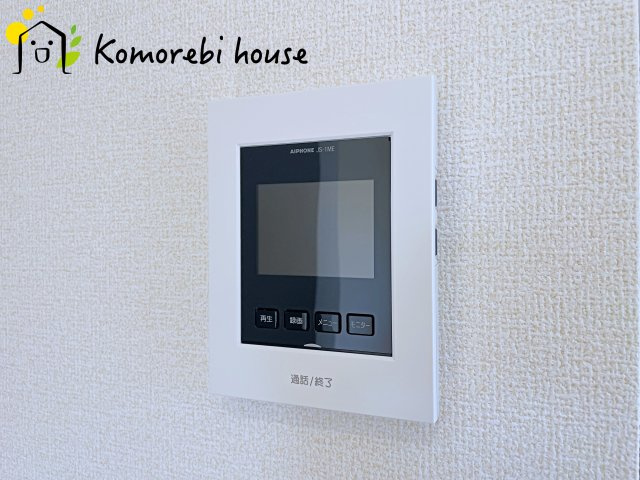 鴻巣市松原　新築一戸建て　リーブルガーデン　05の防犯設備|モニター付インターホンです