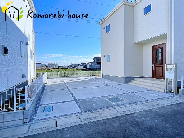 鴻巣市松原　新築一戸建て　リーブルガーデン　05の駐車場|駐車場の用意があります