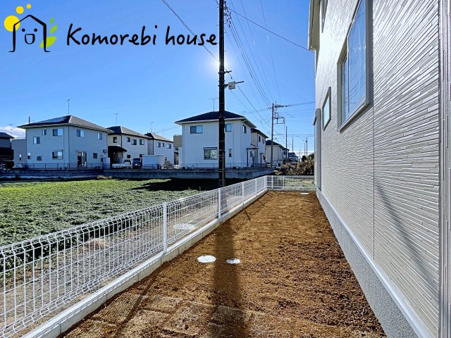 鴻巣市松原　新築一戸建て　リーブルガーデン　05の庭|お庭の付いた物件です