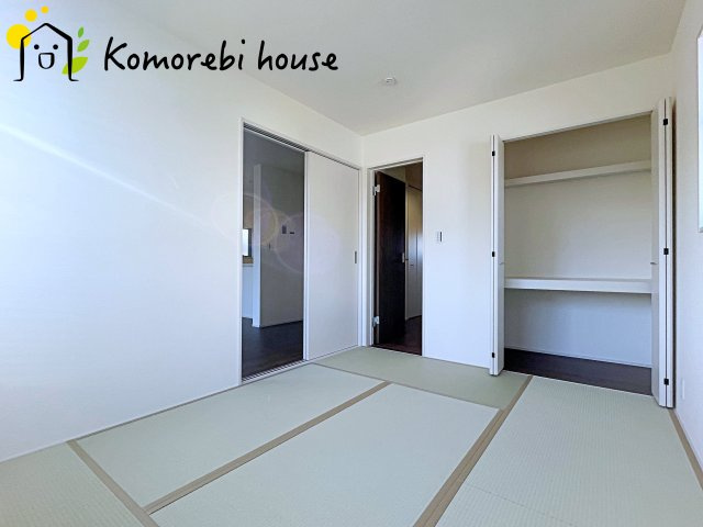 鴻巣市松原　新築一戸建て　リーブルガーデン　07の和室|12/22　撮影済み