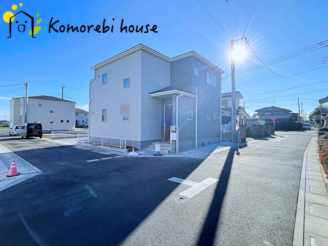 鴻巣市松原　新築一戸建て　リーブルガーデン　07の前面道路含む現地写真|12/22　撮影済み