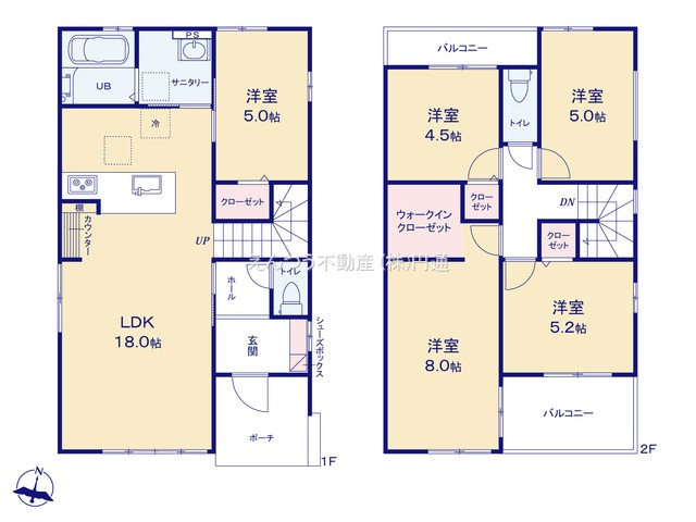 米野木町2期の間取り