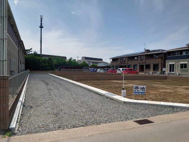 【土地】太田市新道町　C区画（全4区画）の前面道路含む現地写真|前面道路含む現地写真です