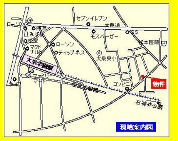 ベルウィング大泉の地図|★現地案内図★