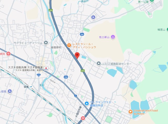 姫路市御国野町深志野　中古戸建の地図