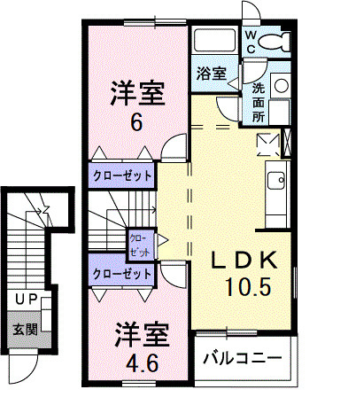 メゾン・ド・ボヌールの間取り