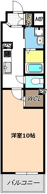 シャルマン（柳島町）の間取り
