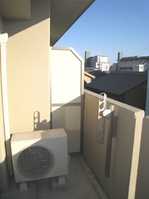 シャルマン（柳島町）のバルコニー