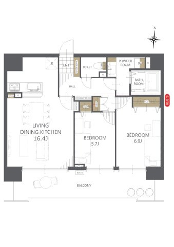 【間取り】クルーザーバレー札幌プレミアム 
