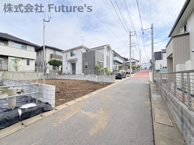 流山市西平井2丁目　新築戸建　全1棟の前面道路含む現地写真|前面道路含む現地写真です。