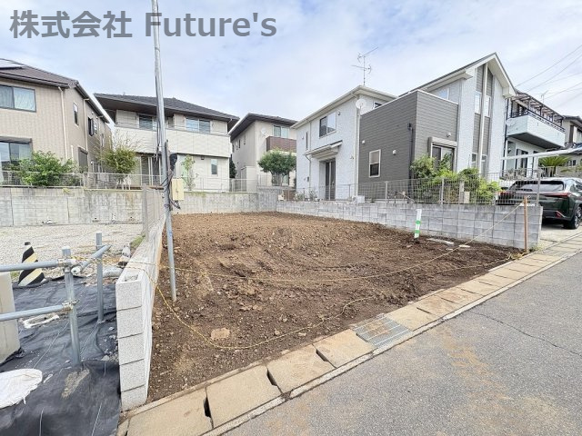 流山市西平井2丁目　新築戸建　全1棟の外観|現地の写真になります。