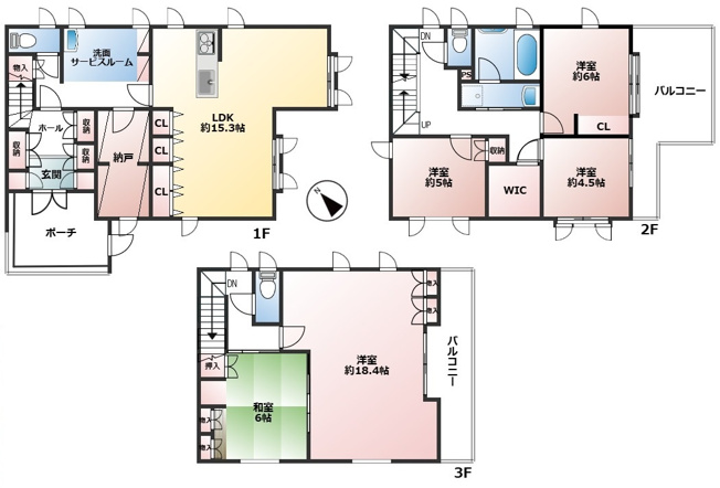 【間取り】 | 南区大楠1丁目戸建