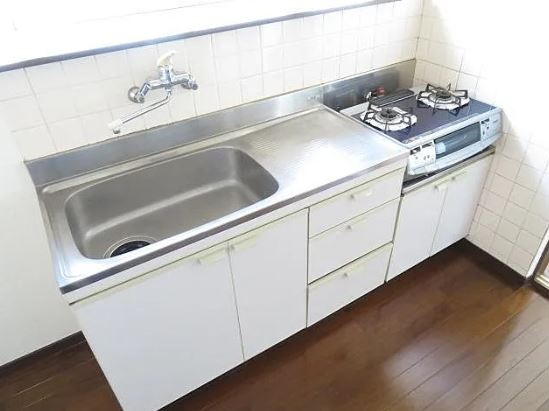 葛飾区西亀有３丁目の賃貸マンションのキッチン