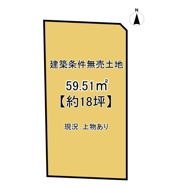 長岡京市神足北川原の土地図|建築条件無売土地のため、お好きなハウスメーカー・工務店で建築可能です！