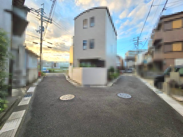 長岡京市神足北川原の前面道路含む現地写真|現地ご案内可能です！お気軽にご相談ください。