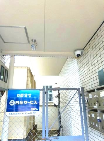 フェルティ武庫元町のセキュリティ|防犯カメラです