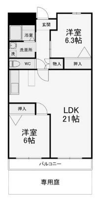 【間取り】 | コンドミニアム千里中央