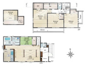 東久留米市前沢３丁目　新築戸建て　７号棟の画像