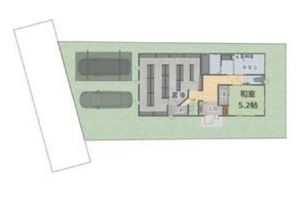 中古戸建　栃木市万町の区画図
