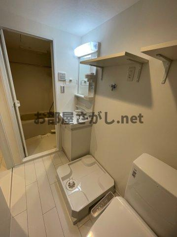 SAKURA U-Tokyo #豊島区 #王子神谷 #一人暮らし #築浅 #賃貸の洗面所|明るい洗面所です